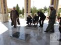 گزارش تصویری مراسم گلباران و عطر افشاني گلزار مطهر شهدا 